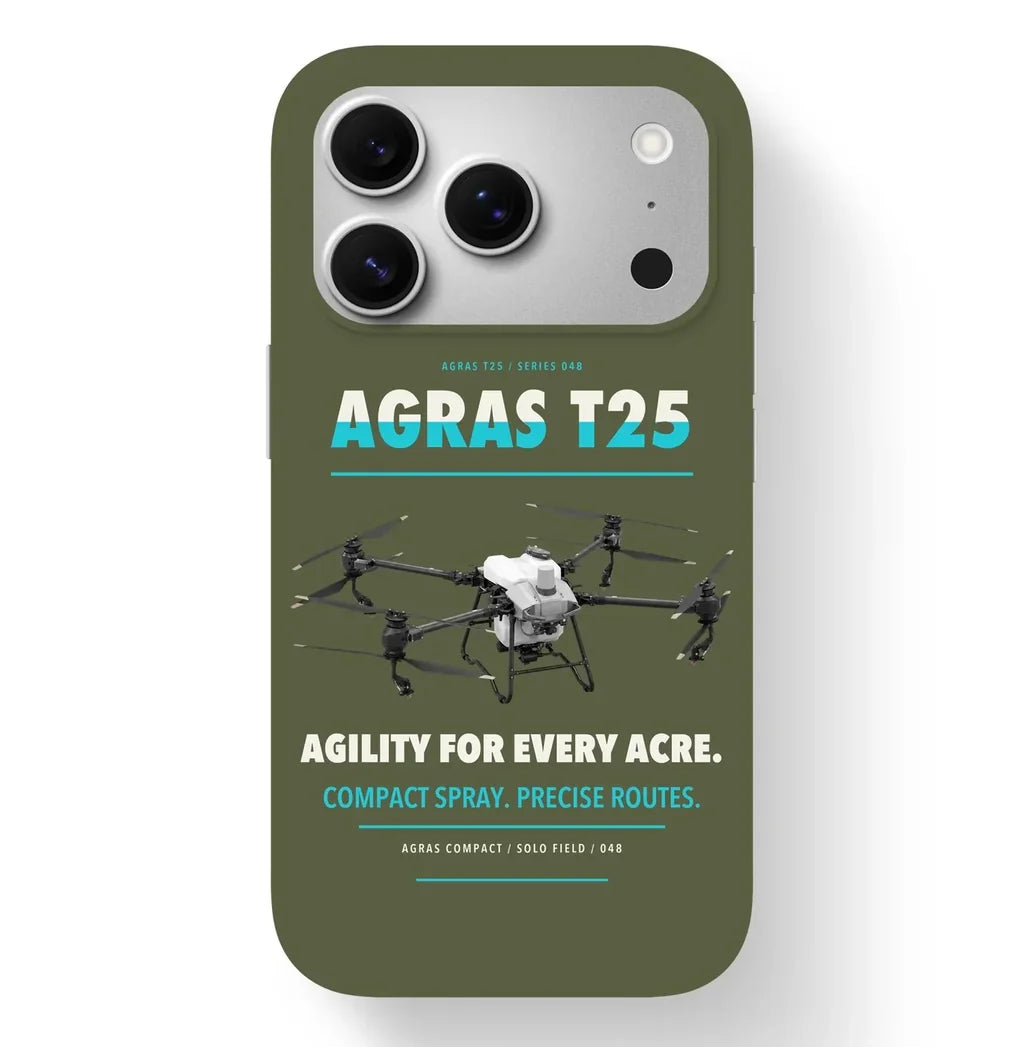 DJI Agras T25 Case design on green army iphone case