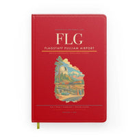 Thumbnail for Flagstaff Pulliam Airport (FLG) design on red notebook