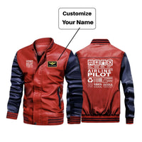 Thumbnail for Airline Pilot Label Bomber Jacket - view 7