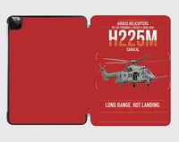 Thumbnail for Airbus Helicopters H225M Caracal design on red ipad tablet case