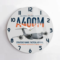 Thumbnail for Airbus A400M Atlas design on light gray no frame wall clock