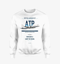 Thumbnail for British Aerospace ATP design on white sweatshirt