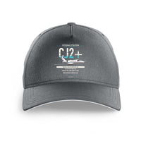 Thumbnail for Cessna Citation CJ2+ design on gray printed hat
