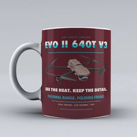 Thumbnail for EVO II Dual 640T V3 Mug design on dark red autel