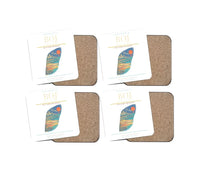 Thumbnail for Burgas Airport BOJ Coaster 4-Pieces-Set - White