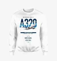 Thumbnail for Airbus A320neo design on white sweatshirt
