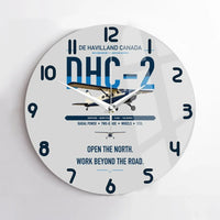 Thumbnail for DHC-2 Beaver Mk I design on light gray no frame wall clock
