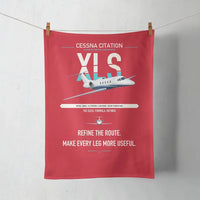 Thumbnail for Cessna Citation XLS design on red towel