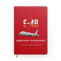 Thumbnail for E-4B Nightwatch design on red notebook