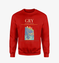 Thumbnail for Grimsey Airport GRY Sweatshirt - Red