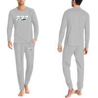 Thumbnail for Super Boeing 737 men pajamas - Light Gray