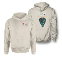 Thumbnail for Leon-Mba International Airport (LBV) design on khaki double-side hoodie