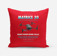 Thumbnail for DJI Matrice 30 design on red pillow