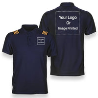 Thumbnail for Customisable Pilot Epaulettes Polo Shirt - view 7