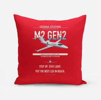 Thumbnail for Cessna Citation M2 Gen2 design on red pillow