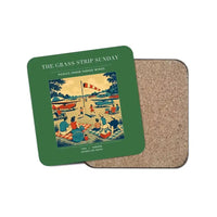 Thumbnail for The Grass Strip Sunday - Designed Coasters design on green 1-piece