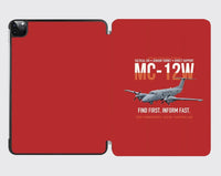 Thumbnail for MC-12W Liberty Eyes Over The Ground design on red ipad tablet case