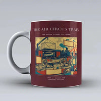 Thumbnail for VINTAGE G4037 - The Air Circus Train - Ceramic Mug design on darkred