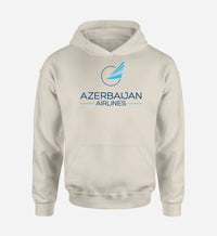 Thumbnail for Azerbaijan Airlines logo printed on khaki hoodie
