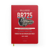 Thumbnail for BR725 design on red notebook