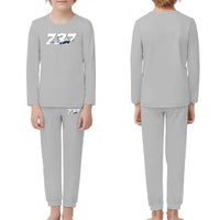 Thumbnail for Super Boeing 737 children pajamas - Light Gray