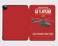Thumbnail for Airbus Helicopters H145M LUH SOF design on red ipad tablet case
