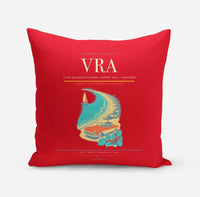 Thumbnail for Juan Gualberto Gómez Airport (VRA) design on red pillow