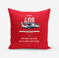 Thumbnail for Cessna 408 SkyCourier design on red pillow