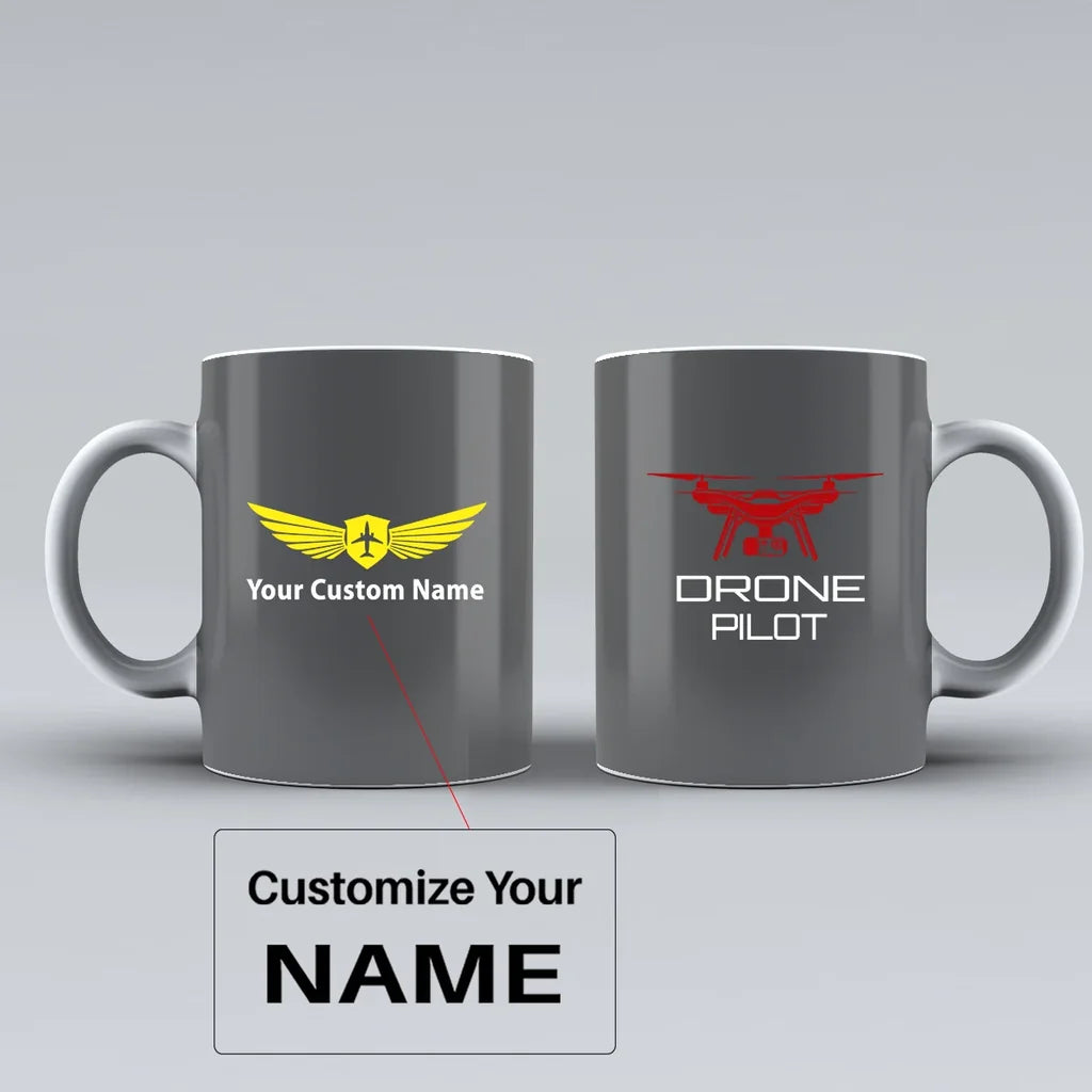 Customisable Drone Mug - view 7