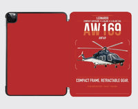 Thumbnail for Leonardo AW169 design on red ipad tablet case