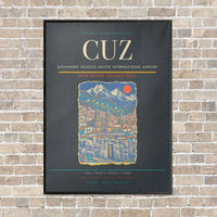 Thumbnail for Alejandro Velasco Astete International Airport CUZ - Canvas Framed - Gray
