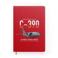 Thumbnail for C-390 Millennium design on red notebook