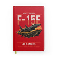 Thumbnail for F-15E Strike Eagle design on red notebook