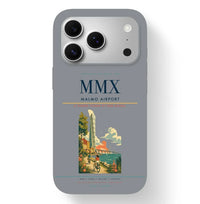 Thumbnail for Malmo Airport (MMX) design on gray iPhone 17 Pro MagSafe case