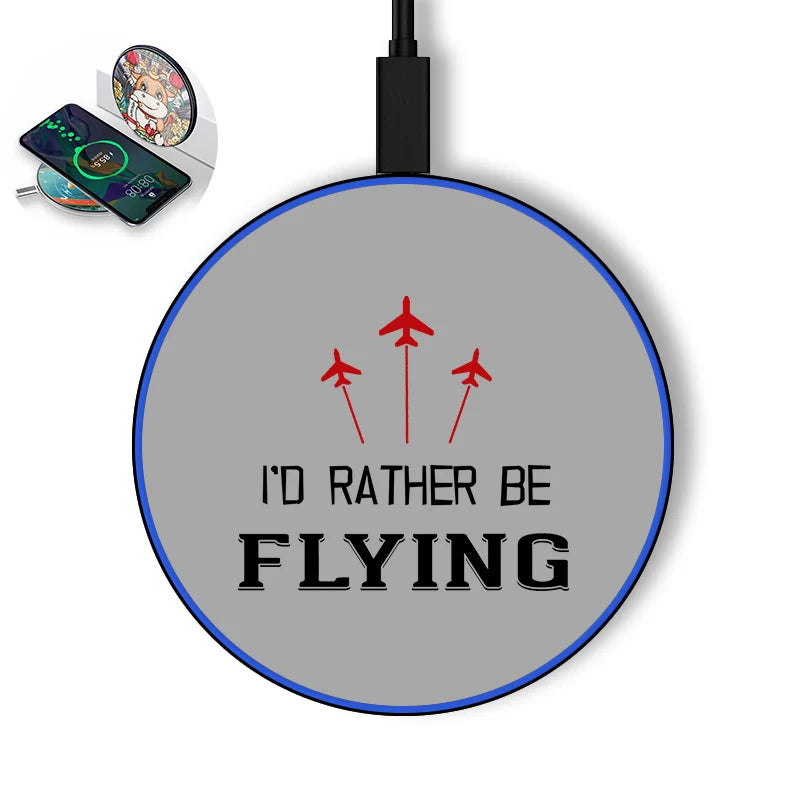 I'd Rather Be Flying Wireless Charger - view 7