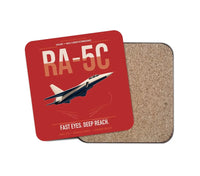 Thumbnail for RA-5C Vigilante design on red 1 piece coaster