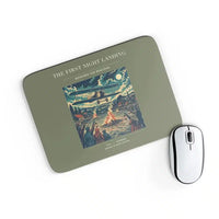 Thumbnail for VINTAGE G4327 - The First Night Landing - Designed Mouse Pads design on greenarmy rectangle