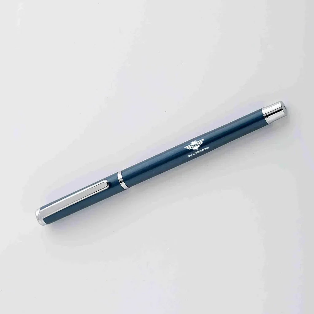 Custom Name (Badge 5) ballpen - dark blue