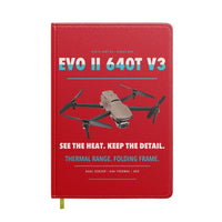 Thumbnail for Autel EVO II Dual 640T V3 design on red notebook
