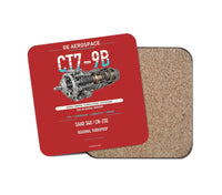 Thumbnail for CT7-9B design on red 1 piece coaster
