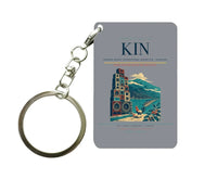 Thumbnail for Norman Manley International Airport (KIN) design on gray key chain