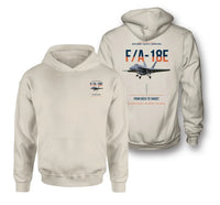 Thumbnail for F-A-18E SUPER HORNET design on khaki hoodie