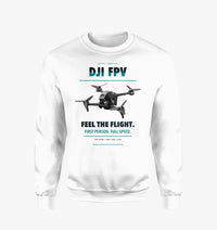 Thumbnail for DJI FPV design on white sweatshirt