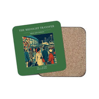 Thumbnail for The Midnight Transfer - Designed Coasters design on green 1-piece