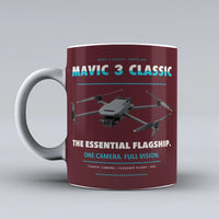 Thumbnail for Mavic 3 Classic Mug design on dark red dji