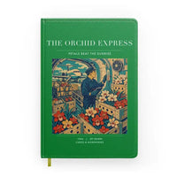 Thumbnail for VINTAGE G4233 - The Orchid Express - Designed Notebooks design on green