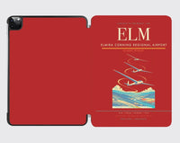 Thumbnail for Elmira Corning Regional Airport (ELM) design on red ipad tablet case