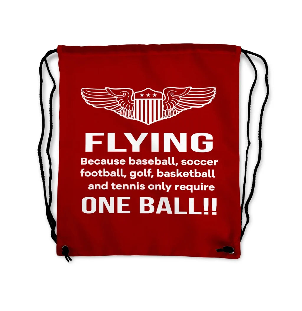 Flying One Ball Drawstring Bag - view 7