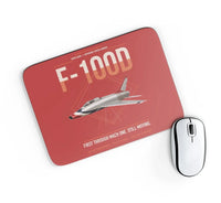 Thumbnail for F-100D Super Sabre design on red rectangle mouse pad
