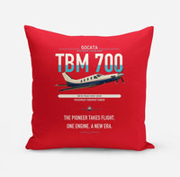 Thumbnail for Socata TBM 700 design on red pillow
